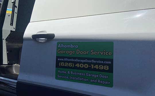 Garage Door In Alhambra